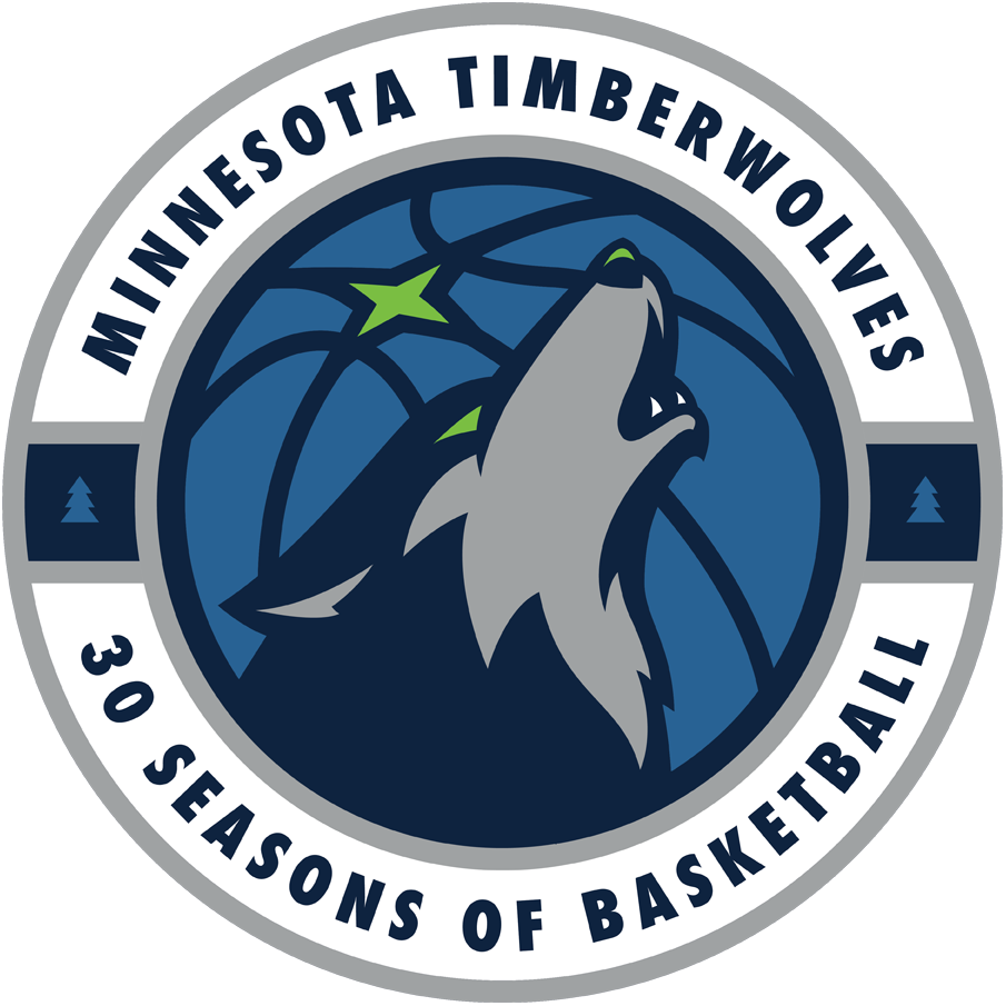 Minnesota Timberwolves 2019 Anniversary Logo fabric transfer
